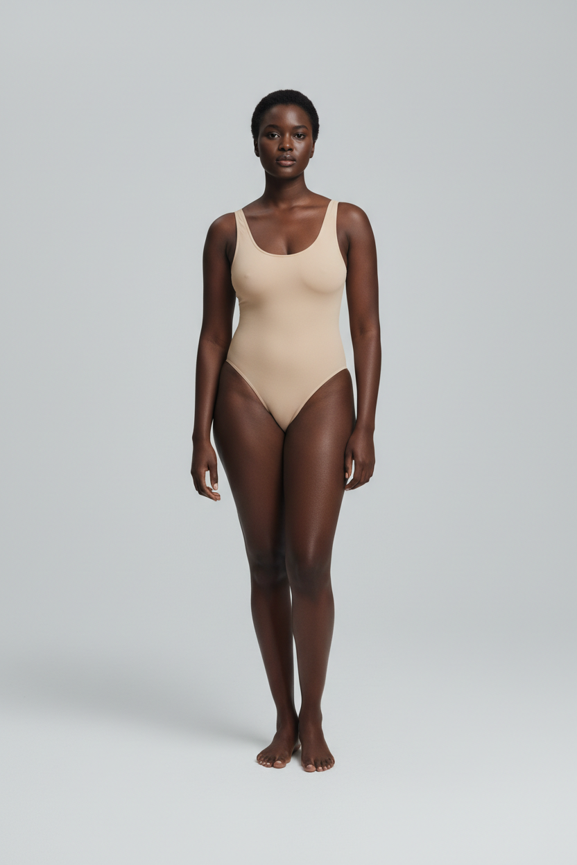 Photo 1 – Femme noire debout de face